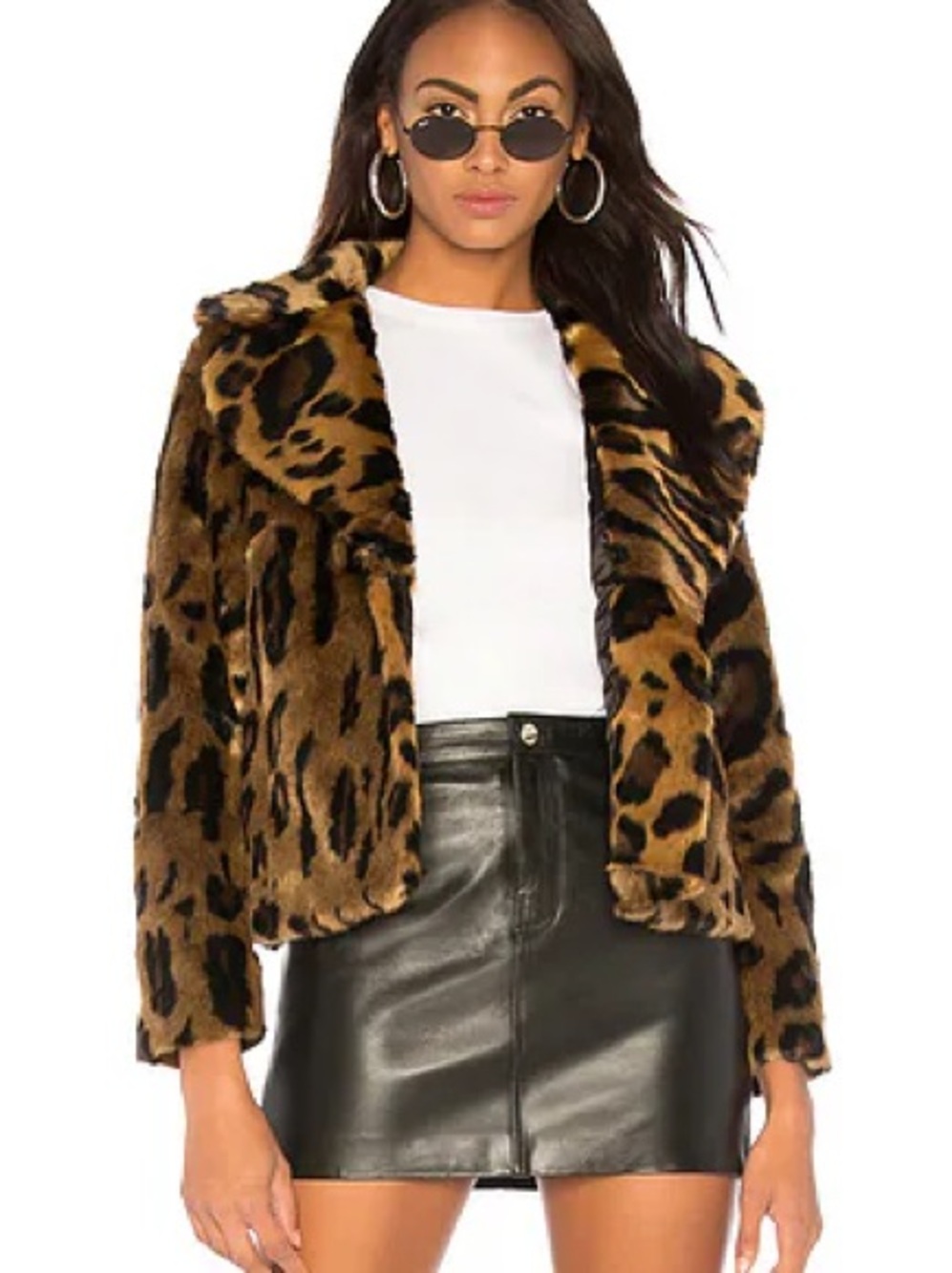 John & Jenn by Line Logan Jacket in Bengal Leopard from REVOLVE Size Small